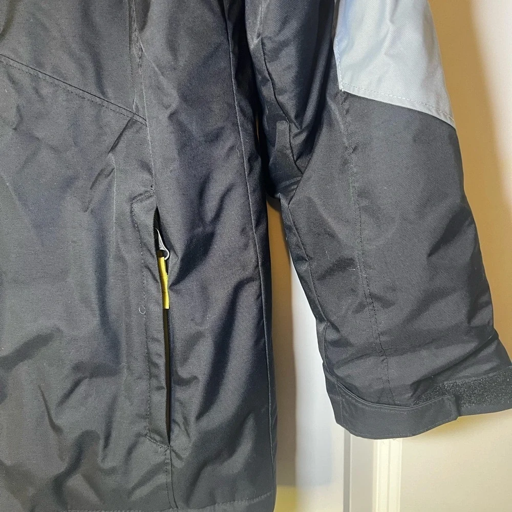 Columbia Kids' Black, Gray, and Yellow Winter Coat